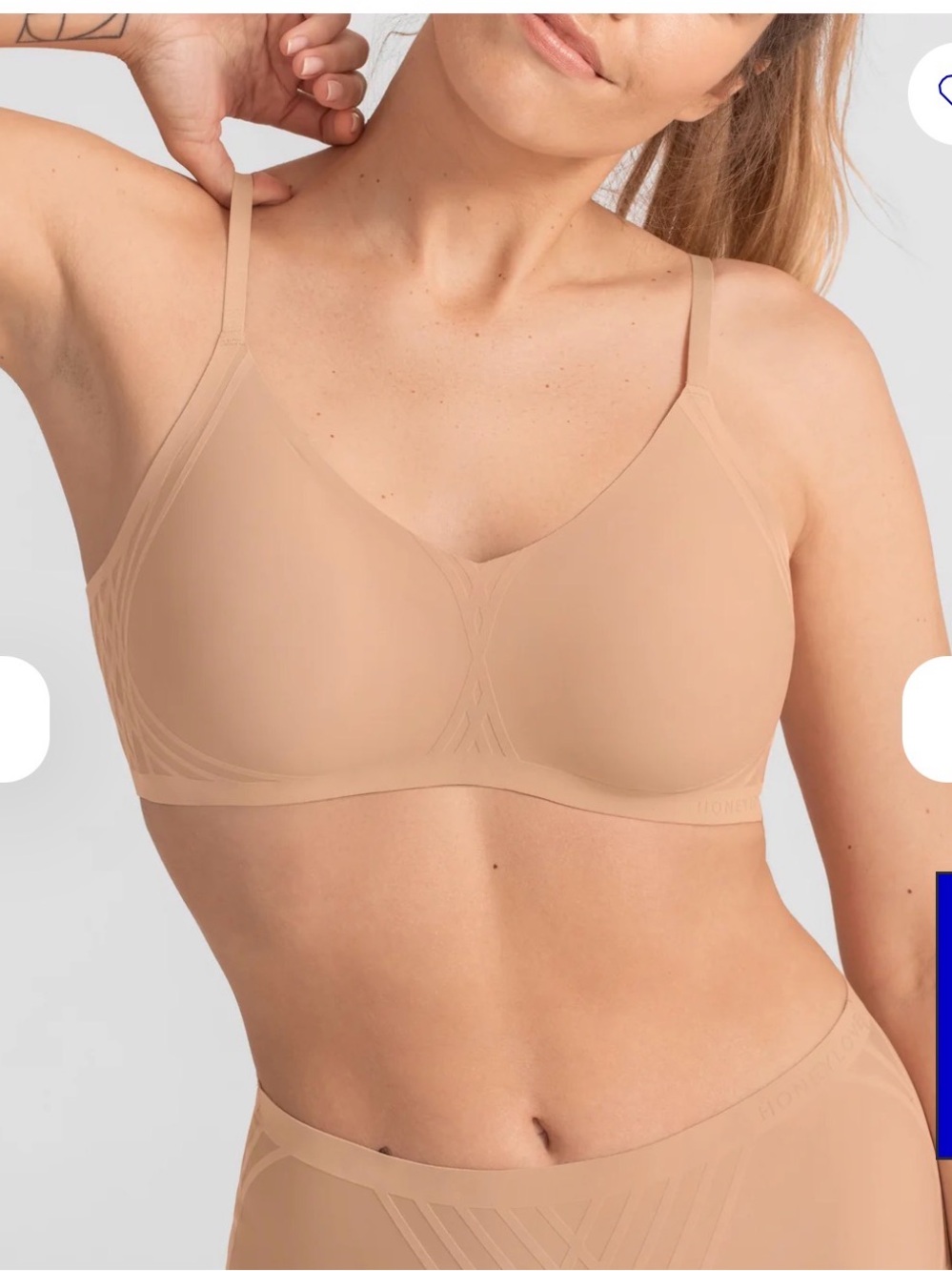 Honeylove Silhouette Bra Sand M 36B/C Wireless